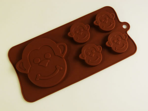 Monkey Chocolate Mold, Silicone Mold Animals, Decorating Mold, Baking  Tool