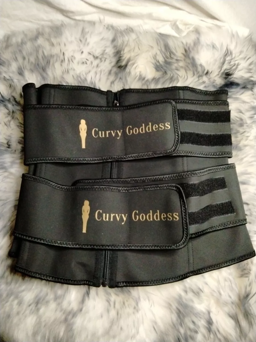 Curvy Goddess Fitness Waist Trainer Belt Double Compression Plus Size XXL