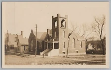 Rock Port Missouri MO German Lutheran Church Real Photo Postcard RPPC c1910