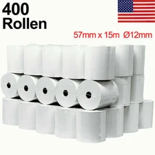 400 Rolls Thermal Paper 2 1/4" x 50' Cash Register Credit Card POS Receipt Paper