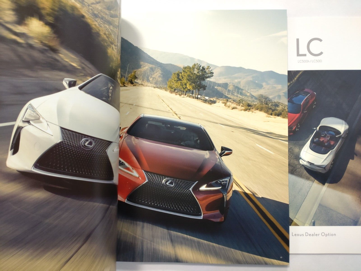 Lexus LC500h LC500 Brochure Dealer Option Catalog set Japanese