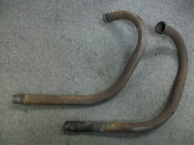 1971 - 1972 Honda SL350 Head Pipes Kick Start Only SL 350 Exhaust Header Vintage