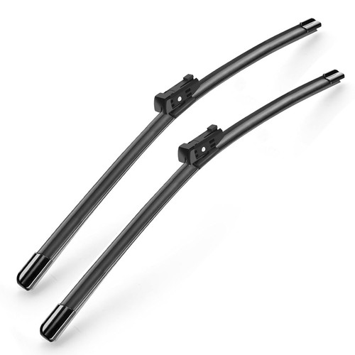 24"+24" Premium Quality All Season Beam Windshield Front Wiper Blades (Set of 2) - Picture 7 of 12