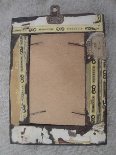c 1920 Miniature Antique Tramp Art Frame Outsider Primitive German German Old - Picture 3 of 14