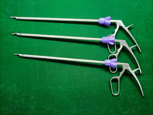 3pcs Laparoscopic SS Clip Applicator S/A 10mm LT400 Instruments CE