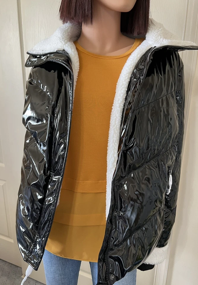 G.I.L.I. Sherpa Lined Puffer Jacket - Black Size Medium *NEW* - Image 2 of 4