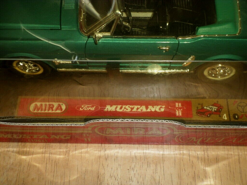 1965 FORD MUSTANG CONVERTIBLE, [MIRA BRAND] DIE CAST METAL FACTORY