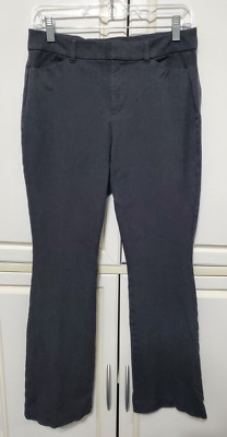 Old Navy Pixie Flare Women's 10 Secret Smooth Pockets Pants Heather Gray OOO-23