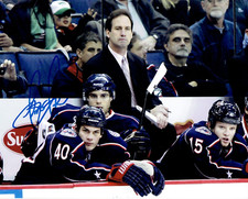 Scott Arniel Signed 8x10 Photo Blue Jackets Winnipeg Jets AUTOGRAPH