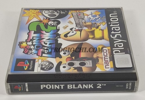 SONY PLAYSTATION POINT BLANK 2 PAL VINTAGE 196 BUONO IN BOX - Picture 8 of 8