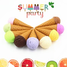 1Pcs Ice Cream Cone Model Simulation Ice Cream Models Artificial Dessert Decor.