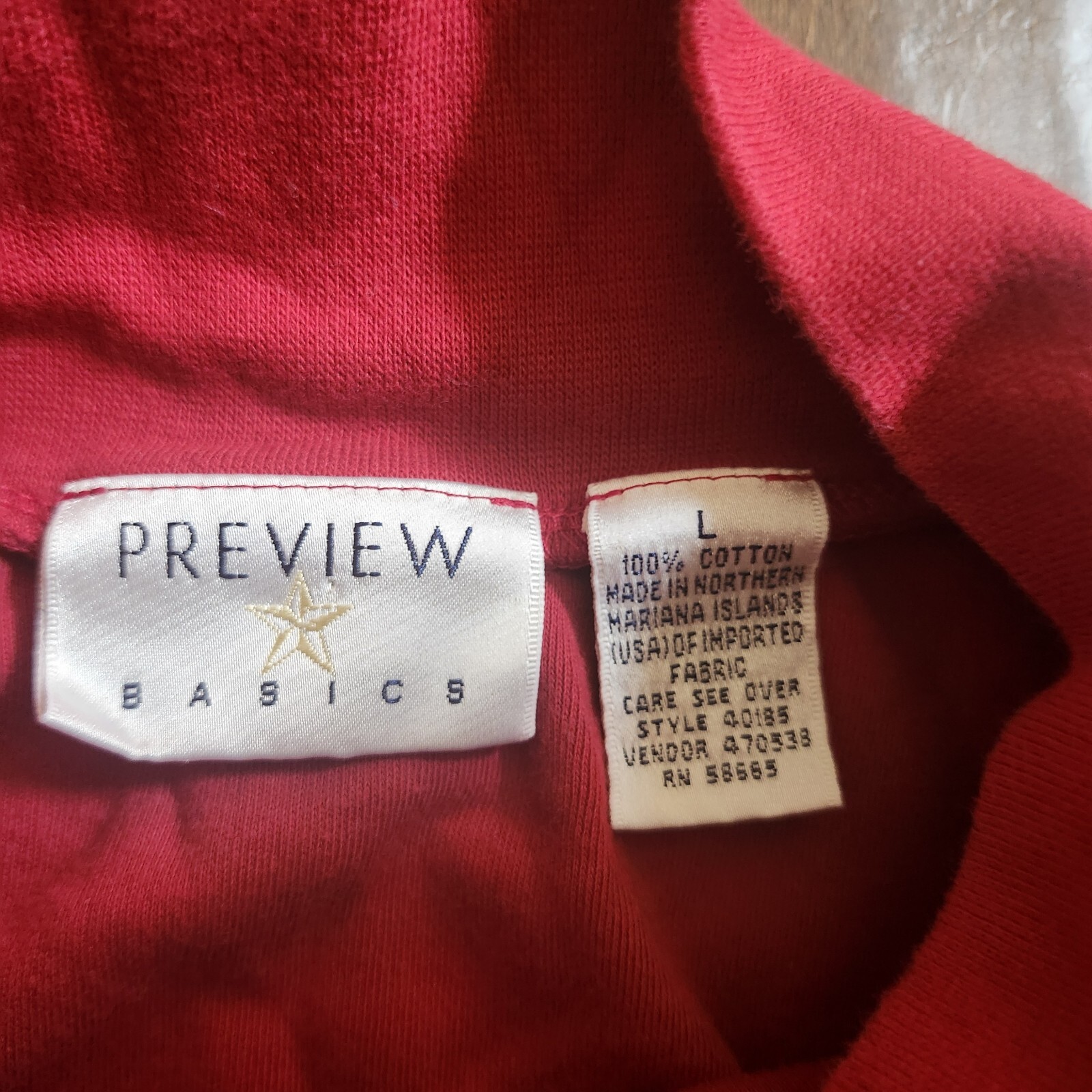 Preview Basic Women's JUNIOR High Neck Red Should… - image 15