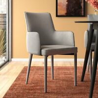 dCor design Celle Upholstered Dining Chair - Grey