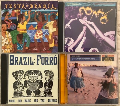 4CD LOT MUSICA BRAZIL CHICO CESAR RITA BIBEIRO LUIZ GONZAGA GAL COSTA ARA KETU