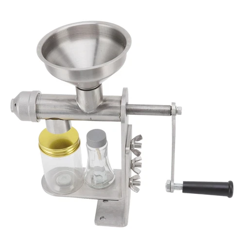 Máquina de prensa de aceite manual molino cacahuetes manivela expulsor extractor de aceite casero - Imagen 11 de 17