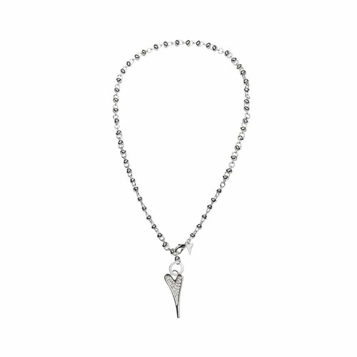 Miss Dee Silver Plated Crystal Heart 