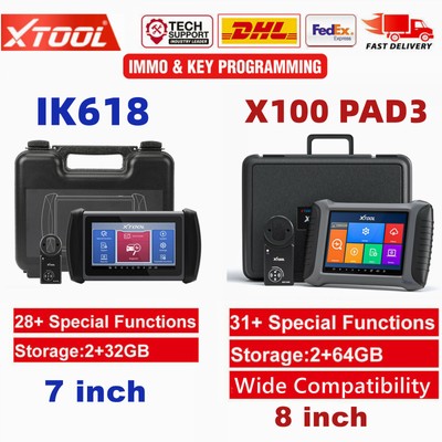 XTOOL X100 PAD3 IK618 Auto OBD2 IMMO K!ey Programming Coding Diagnostic Scanner