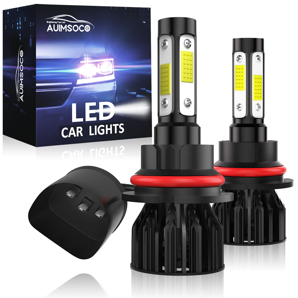 9007 4-sides LED Headlight Hi/Lo Bulbs For Ford F-150 1992-2003 F-250 - Foto 8