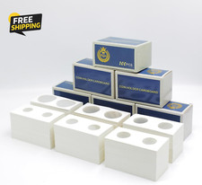 600PCS Coin Flips in 6 Sizes Cardboard Coin Holders for Colletors 2X2 Inch Coin