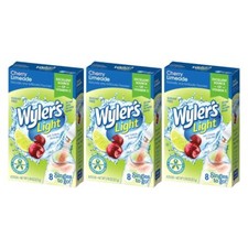 Wyler's Light Cherry Limeade Singles To Go Drink Mix 8 CT
