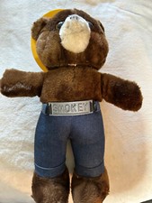 Vintage R. DAKIN Smokey The Bear Plush Stuffed Animal adorable Plush 1980 walltp