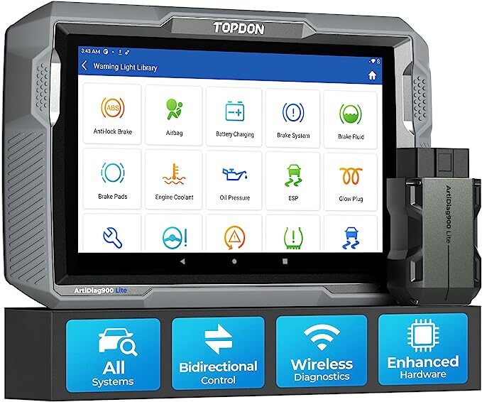 TOPDON AD900 Lite profesional automóvil OBD2 dispositivo de diagnóstico escáner prueba activa todo el sistema