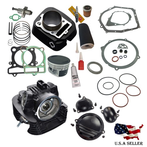 fits Yamaha Warrior 350 Cylinder Head Piston Gasket Top End Kit 1UY-11310-03-00 - Foto 1 di 11