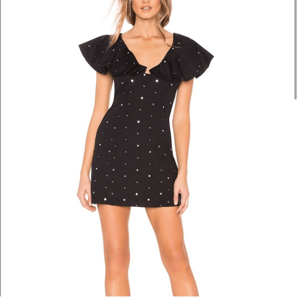 lovers and friends black mini dress Julie Strapless Dress Black – KNYT STUDIOS main image 1