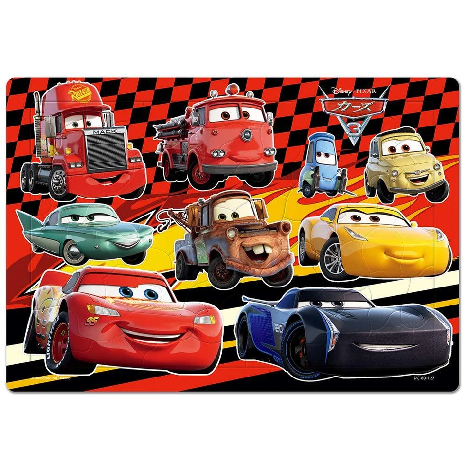 Tenyo 60 Piezas Niños Puzzle Coches Crossroad Rivals! Puzzle infantil W ‎DC-60-127 NUEVO Foto 2 de 4