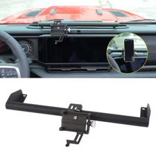 Dashboard Cell Phone Holder Mount Stand Bracket For Jeep Wrangler JL JT 2024+