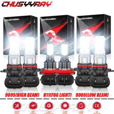 For Buick Lucerne 2006-2011 Combo Led Headlight Fog Light Bulbs Kit 6000k