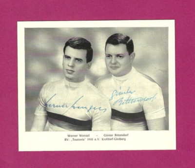 Werner Wenzel -  G. Bittendorf - Deutschland  cycling  ciclismo 1967 WELTMEISTER