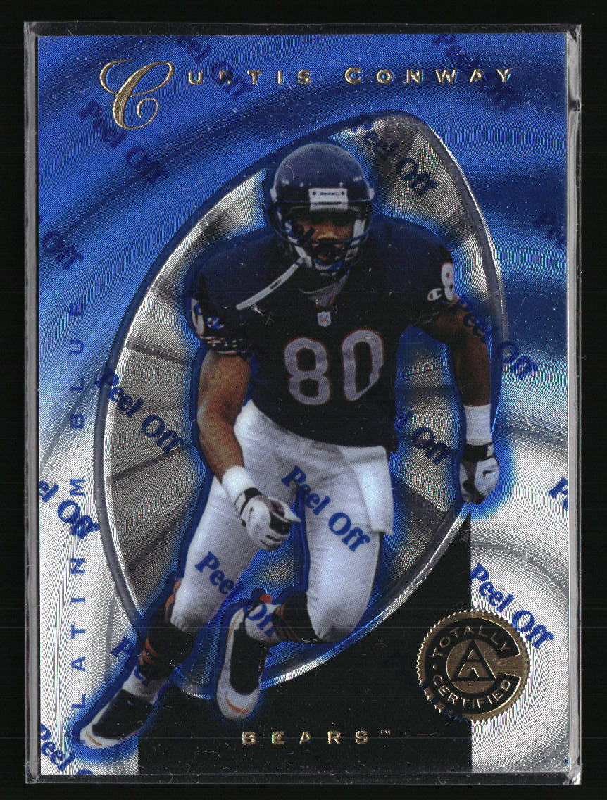Curtis Conway 1997 Pinnacle Totally Certified #73 Football Card /2499