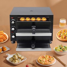 Commercial Electric Double Layers Countertop Pizza Oven Indoor Oven Pizza Cooker