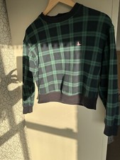 Jack Wills Top Check Women's Navy Green Short V.Good Condition size 8