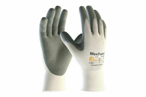 12 Paia Guanti In Nylon, A Scelta Misura 7 Fino A 11, Nero, Bianco - Foto 13