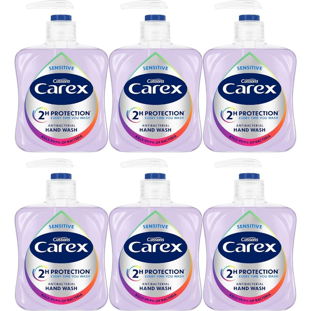 Carex Handwash Sensitive 250Ml - Gentle Formula For Sensitive Skin - White - Image 5