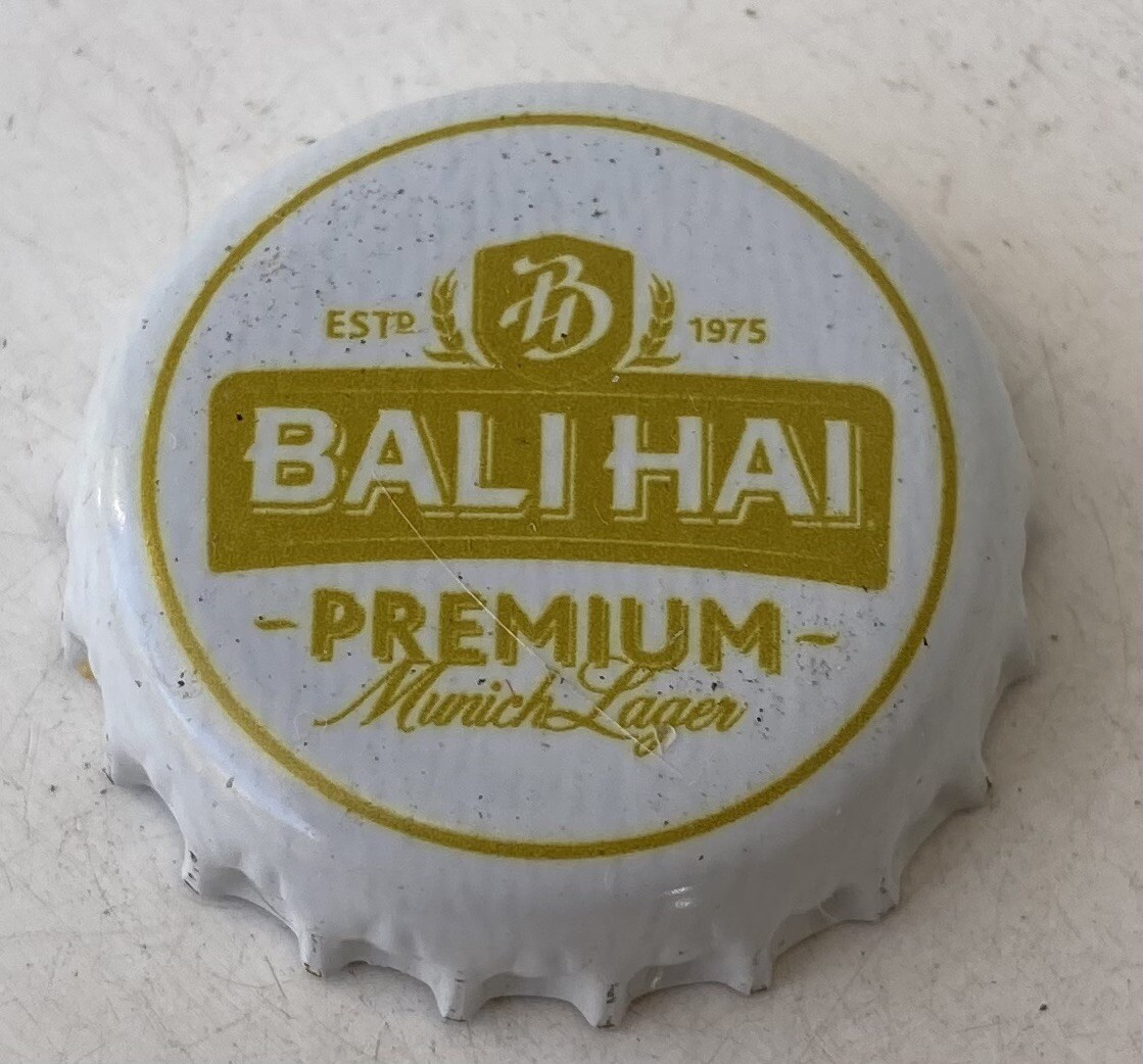 KRONKORKEN BEER CHAPA TAPPI BOTTLE CAP BIERE BIRRA CERVEZA BALI HAI. INDONESIA