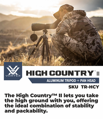 Vortex Optics High Country II Tripod Kit (2024) - Airsoftzone Vortex Optics High Country II Tripod Kit (2024) - Airsoftzone