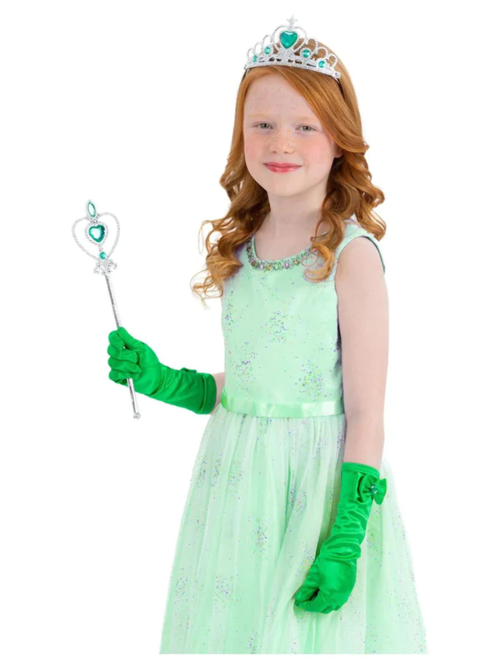 Verde Princesa Kit Irlandés San Patricio Día Baile Paddys Disfraz Niña