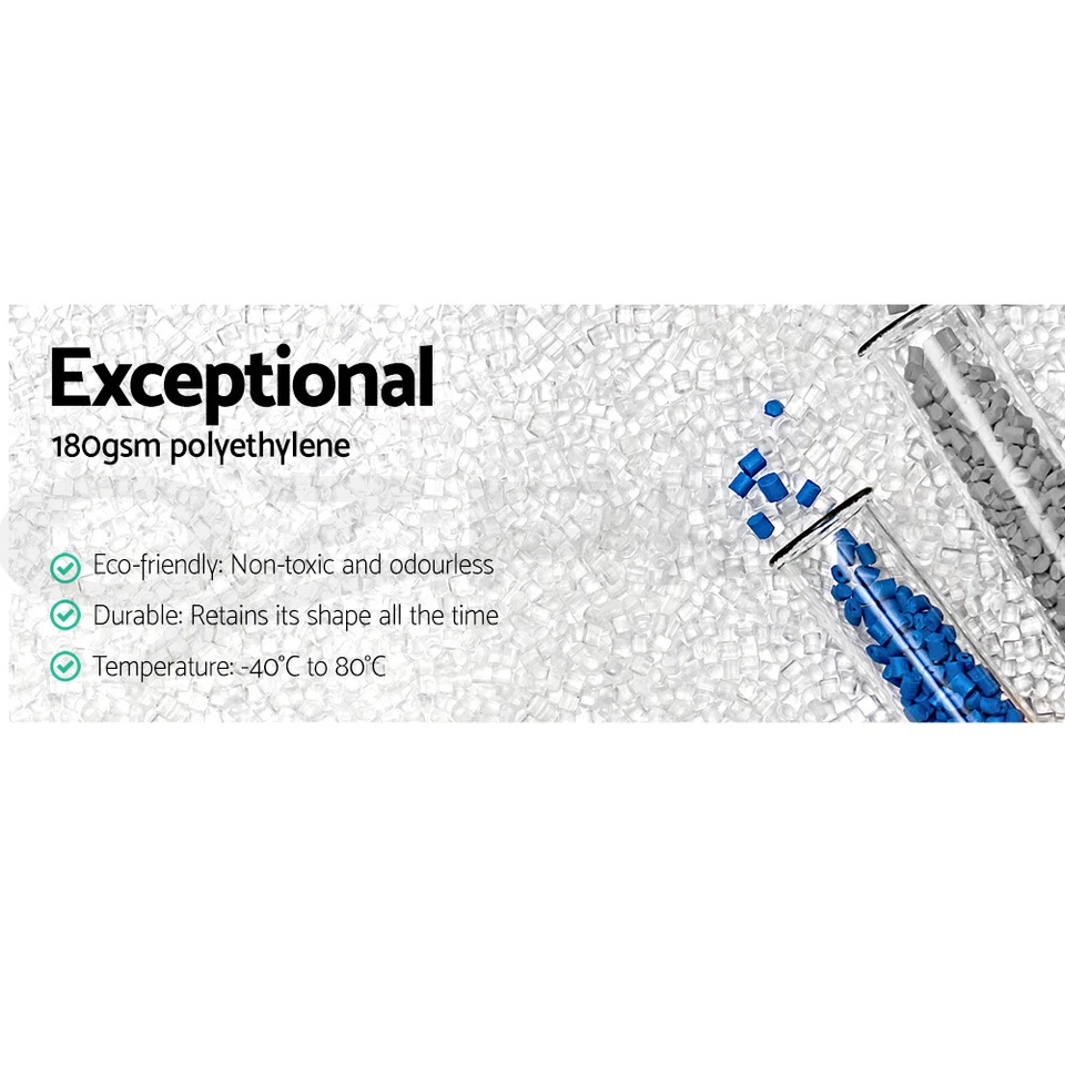 Instahut Tarpaulin Tarp Canvas Camping Poly Tarps Heavy Duty Cover 180gsm Silver - image 4 of 4