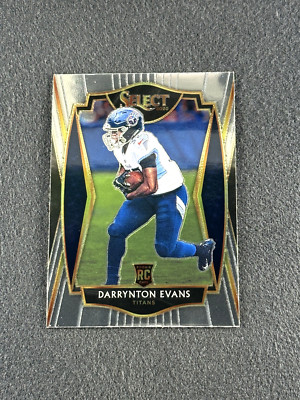 2020 Panini Select DARRYNTON EVANS Premier Level RC #178 Tennessee Titans