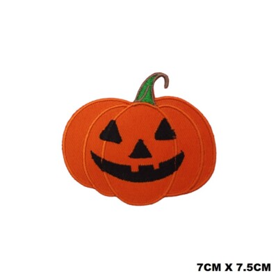 Halloween Kürbis Aufnäher bestickt Aufnäher Bügelbild/Aufnähen Patch für Kleidung