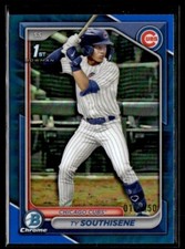 2024 Bowman Chrome Blue Refractor Ty Southisene /150