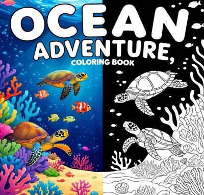 A Coloring Ocean Adventure For Mind Clarity: Relax And Unwind With Underwater
