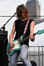 Musician John Barrett of Bass Drum of Death performs on stage duri - Old Photo