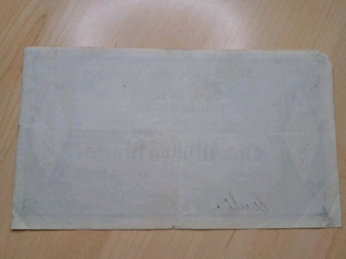 Scheck Deutsche Bank Leipzig 1 Million Reichsmark Inflationsgeld - Bild 6 von 8
