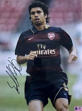 Eduardo signed 16x12 Arsenal large photo B COA RACC Trusted Seller ACGCert