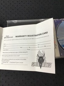 Speed Devils (Sega Dreamcast 1999) CIB With Registration