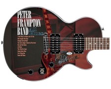 Peter Frampton All Blues Autographed Gibson Epiphone Les Paul Graphics Guitar AC